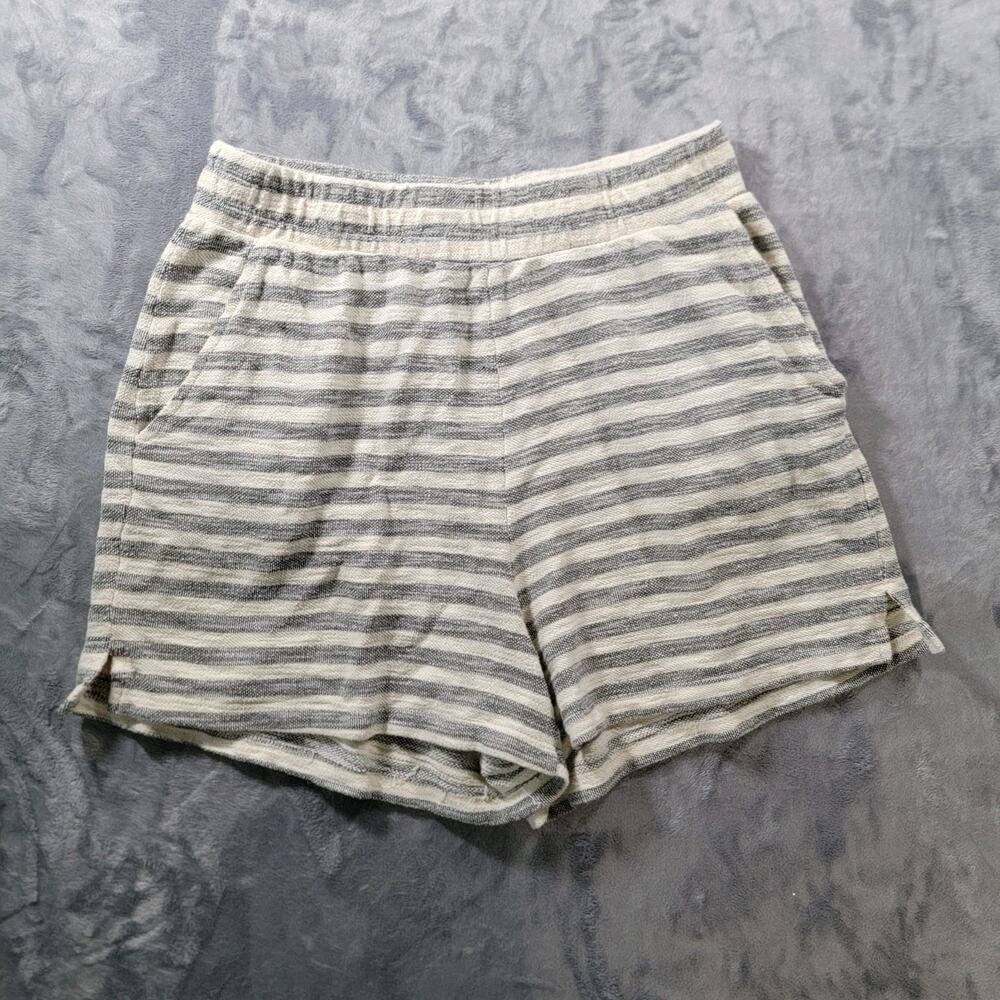 t. la Anthropologie Womens M Knit Pullon Shorts Stripped